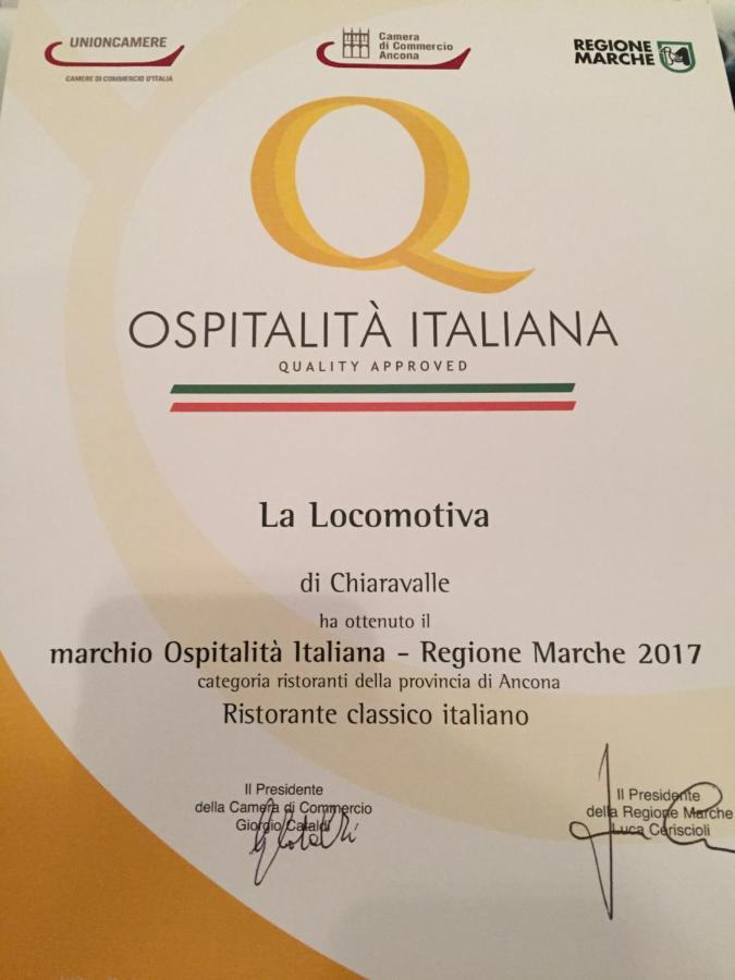 La Locomotiva Chiaravalle Marche Exterior foto